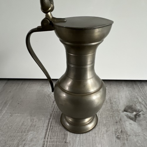 Zinnkanne aus zinn mit - zinnkanne,