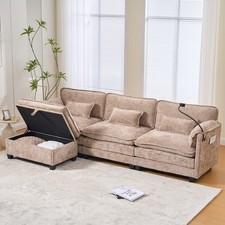 Ecksofa mit USB Stauraum