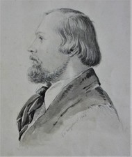 Rares antikes Aquarell Jakob