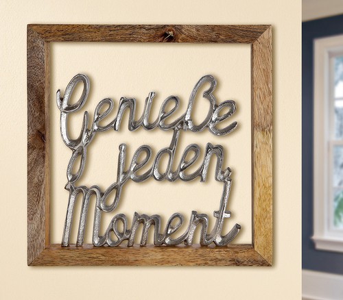Wand deko genieße jeden - wand-deko, "genieße