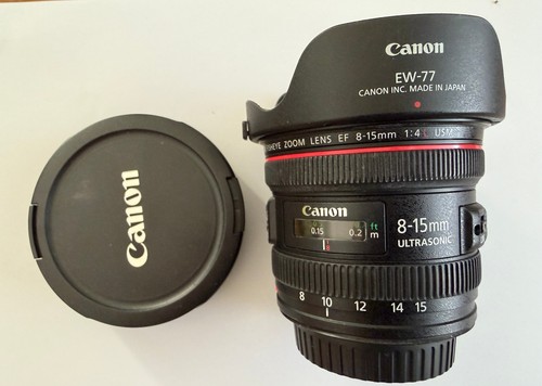 Canon 15mm 4 l - l, fisheye