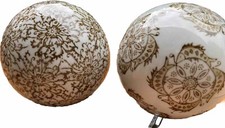 Deko Kugel 2 Kugeln Dekorativ Gartendeko Blumendeko Asien Zen