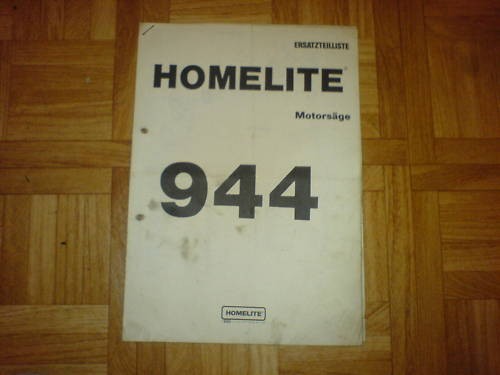 Ersatzteilliste homelite 944 - ersatzteilliste,