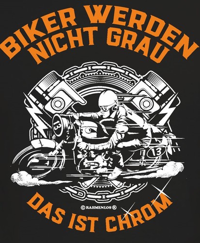 Herren shirt biker - herren, t-shirt