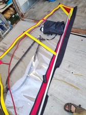 Kinderrigg Kindersegel Gabelbaum, Mast, Tasche "2.5" Super Zustand Windsurfen