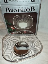 Brotkorb Obstschale versilbert