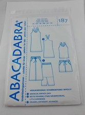 Abracadabra 187 Papier Schnittmuster Gr. 92-152 Kleid Top Rock Mädchen OVP