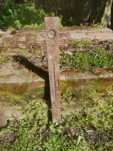 Alte wasserwaage aus - alte, holz,