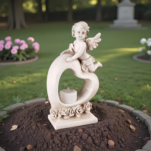 Gartenfigur grabschmuck engel - gartenfigur,