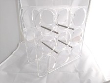 Weinregal postmodern 1990er 9 Fl. Acrylglas