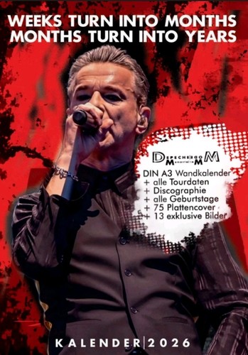 Depeche mode wandkalender - mode, a3