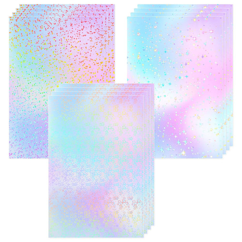 Blatt hologrammfolie a4 - 12, hologrammfolie,