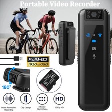Mini Bodycam 1080P Überwachungskamera HD Video Körperkamera Nachtsicht Tragbare