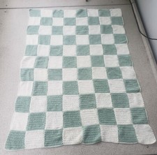 Häkeldecke,Kuscheldecke,Tagesdecke,Wolldecke Patchwork Handarbeit Babydecke Neu
