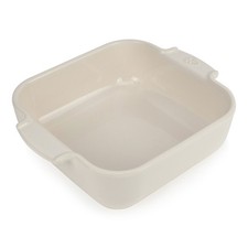 PEUGEOT Keramik Auflaufform APOLLIA 21cm Quadratisch Ecru Spülmaschinenfest Ofen