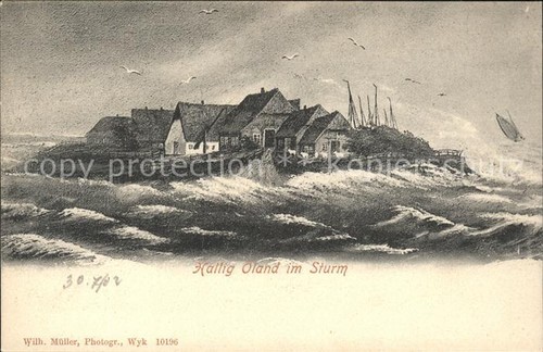 Hallig oland sturm - im,