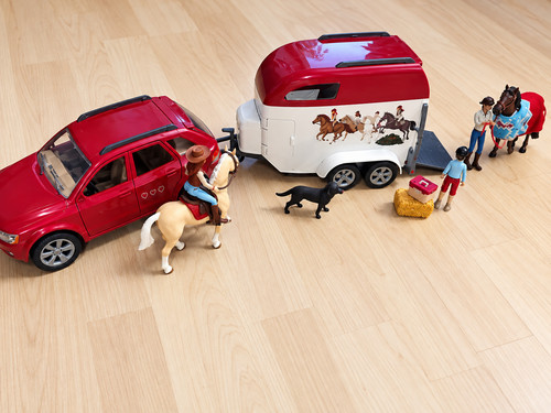 Schleich pferde set - pferde, auto