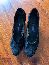 Diamant Tanzschuhe Damen Schwarz 1x getragen Größe 7 1/2 Mod 069