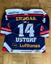 Eisbären Berlin Stefan Usturf Game Worn Jersey Saison 2009/10 - Signiert