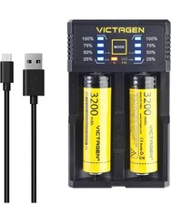2x 18650 3.7V Rechargeable