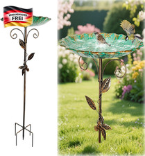 Vogelbad aus Metall für