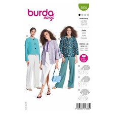 Burda Easy Schnittmuster Nr. 5830 - Jacke - Blazer - stylisch - 3 Varianten