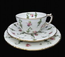 Royal Crown Derby  3 tlg Teegedeck  Decor Rosen  1900-1919