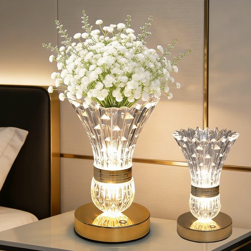 Led kristall tischlampe - led,