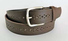 Leder Gürtel gelocht  100%