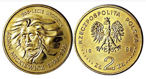 Polen zlote 1998 unc - 2,
