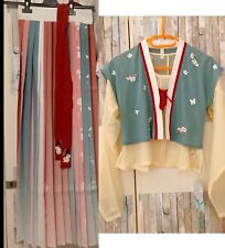 traditionelle chinesische Kleidung Hanfu 3er set Gr S/M Kostüme Cosplay