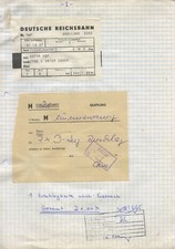 Fahrkarten deutsche reichsbahn - fahrkarten,