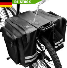 Doppel Fahrradtasche Gepäckträgertasche Satteltasche Wasserdicht Seitentasche DE