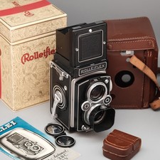 Rollei in original BOX - Rolleiflex 3.5 B Carl Zeiss Tessar 75mm f/3.5