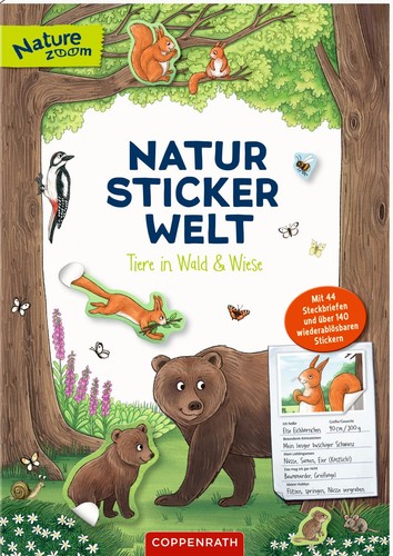 Natur stickerwelt tiere in - natur-stickerwelt:,
