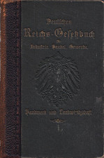 Deutsches Reichs-Gesetzbuch - Industrie, Handel, Gewerbe - Band I