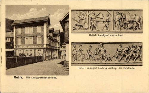 Ruhla thüringen - ak,