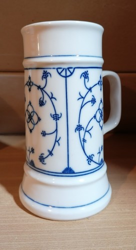 Bierkrug vase zwiebelmuster - vase,