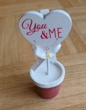 Notizhalter Fotohalter Memohalter Zettelhalter Klammer Clip, you & me, Herz