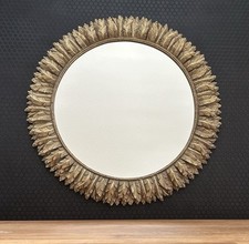 Wandspiegel in Barock Optik Sonne Spiegel gold Antik Stil Badspiegel Jugendstil