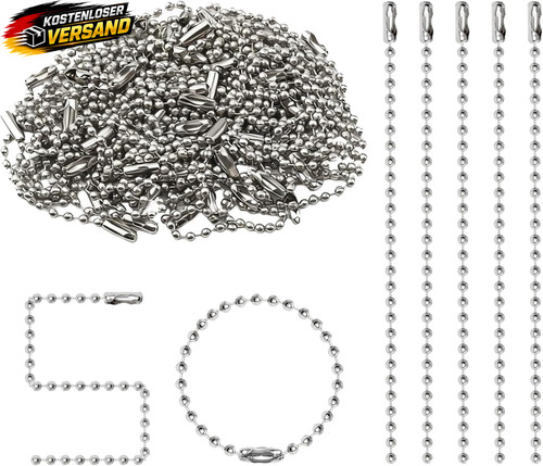 Stück kugelkette cm - 50, 12