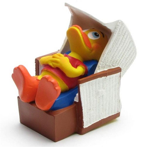 Badeente strandkorb - badeente,