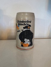 Oktoberfest München 1984 Krug Bierkrug Jahreskrug Oktoberfestkrug