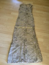 Wunderschönes Kleid Gr. S 36, Boho Indien Blumen, Seide, Vintage Kleid Maxikleid