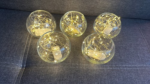 Glas kugeln mit - 5x,