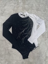 Damen Glitzer Turnanzug