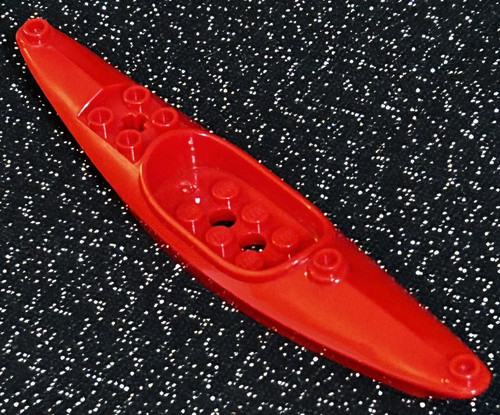Lego boot kanu 15x3x2 rot - boot,