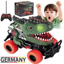 Ferngesteuertes Auto Kinder Monster Dinosaurier Truck Spielzeug ab 3 4 5+ Jahre
