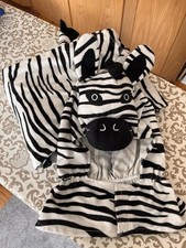 Zebra Kostüm Größe 110 für Fasching