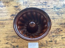 Alte Gugelhupfform Keramik braun Deko